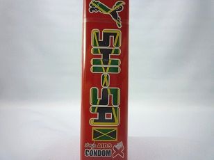 沖縄限定おもしろコンドーム「シーサー赤」箱入