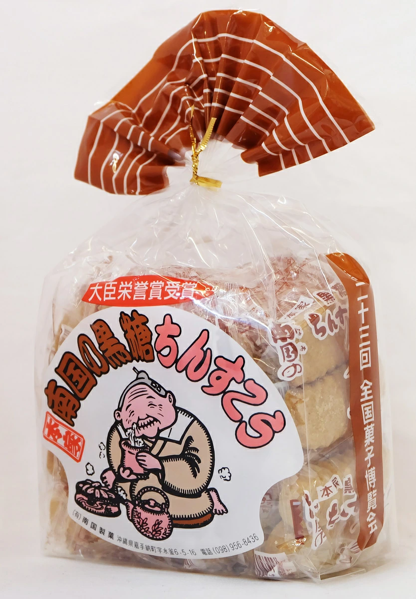 南国ちんすこう 黒糖ちんすこう 2個入×18袋